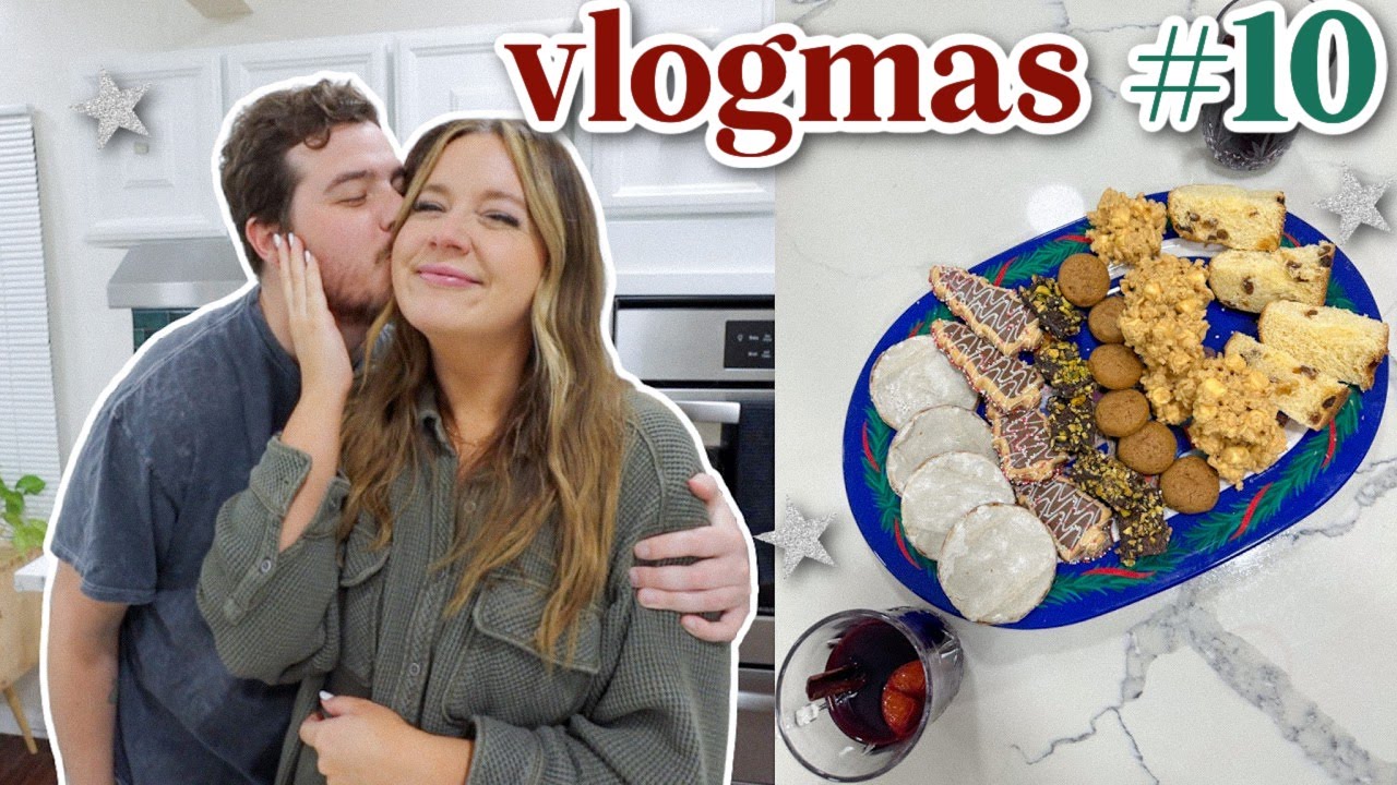 trader joe's holiday haul, mulled wine, & baking christmas cookies! 🎄VLOGMAS #10