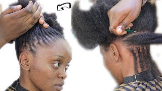 Step By Step | How To Start | TEMPORARY DREADLOCKS | Beginners Tutorial (PART 1) screenshot 4