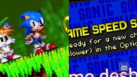 como desbloquear o game speed settings no sonic 3 air