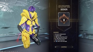 2021 | Warframe | Mastery Rank 10 | Seeker | Walkthrough