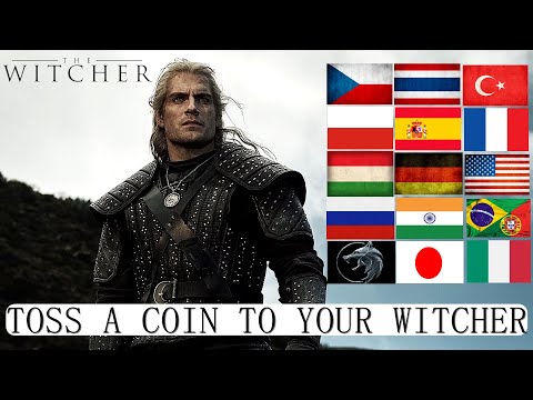 Toss a coin to your Witcher Different Languages. Jaskier song Multilanguage