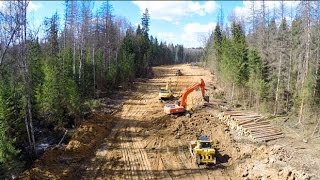 Руслан-1 - промо ролик строительства дороги \