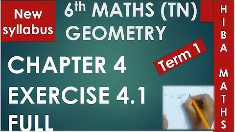 TN Samacheer 6th maths chapter 4 exercise 4.1 full answers TN New Syllabus
