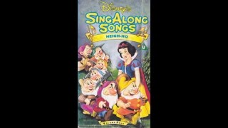 Opening to Disney's Sing Along Songs: Heigh Ho UK VHS (1992)