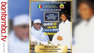 🛑SUIVEZ EN DIRECT L'INAUGURATION DU BOULEVAR CHEIKH AHMOU KARA MBACKE NOREYNI