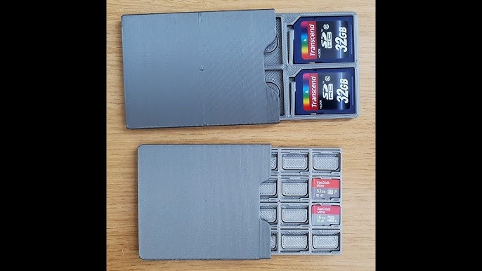 Micro) SD Card Holder 2 by Mateo Van Damme