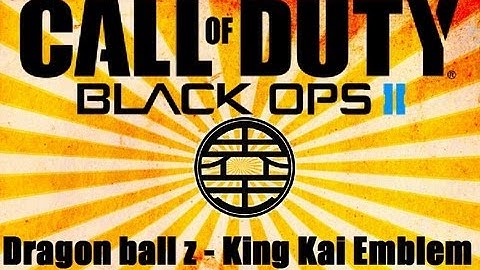 Black ops 2 DBZ king kai emblem