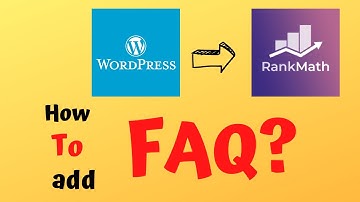 How to add FAQ in WordPress blog post 2023 | Using Rank Math