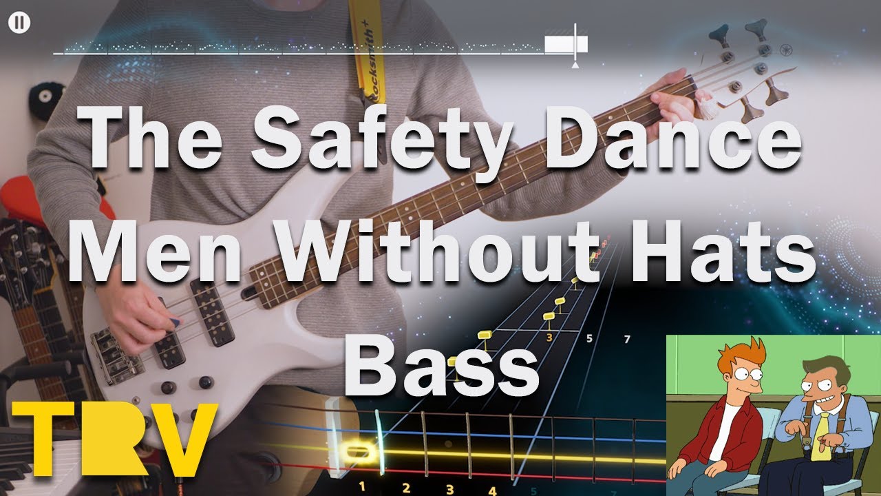 The Safety Dance Men Without Hats Bass Cover Rocksmith+ YouTube