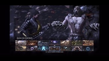 Mortal Kombat XL- All Kharacter Select Animations with Original Themes