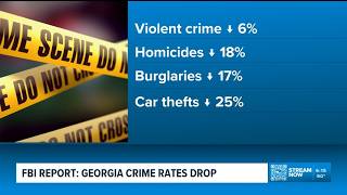 FBI: Data shows overall crime trending down in Georgia