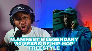 M.anifest - 50 YEARS freestyle | DTB reaction