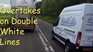 YM70 BWC Owen Taylor Dangerous Overtaking on Double White Lines.