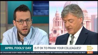 Dave Chawner - Good Morning Britain Debate, Is Pranking At Work OK?