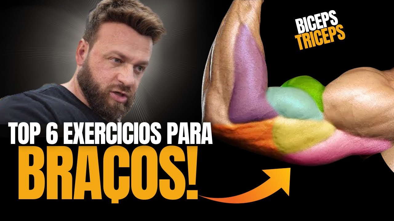 OS 6 MELHORES EXERCICIOS PARA CONSTRUIR BRAÇOS MAIORES *Técnica, series ...