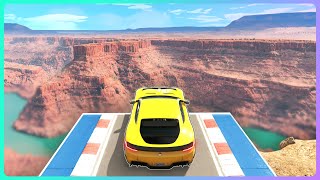 GTA 5 | Can you JUMP over the GRAND CANYON?