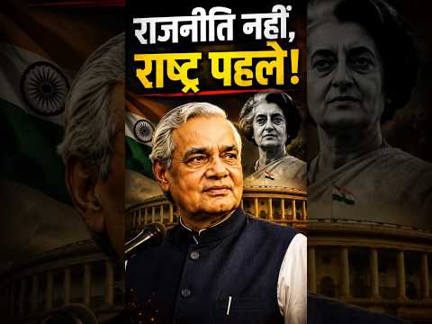 विदेश में इंदिरा गांधी पर सवाल... अटल जी का जवाब सुनकर गर्व होगा 🇮🇳 #ytshorts