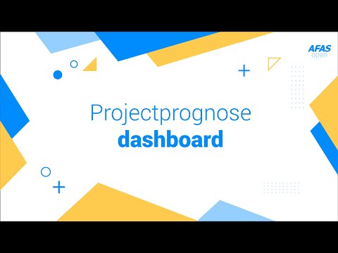 AFAS Open 2021 - Projectprognose dashboard