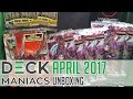 Deck maniacs  yugioh subscription box  april 2017 unboxing