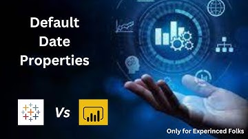 Default Date Properties In Tableau || Tableau Trainings .