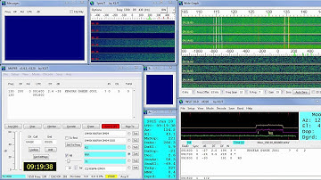 Moonbounce QSO between G4HSK and KK6FAH