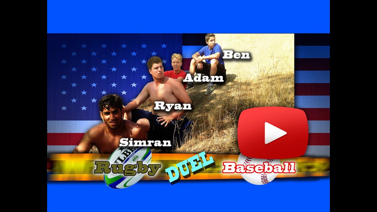 Rugby vs Baseball - YouTube