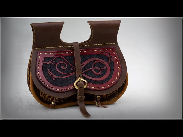 Medieval Leather Belt Pouch