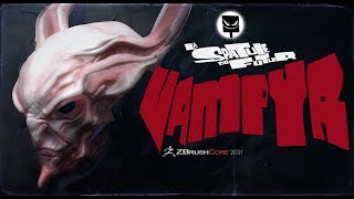 ZBrush Core 2021 | Timelapse Sculpt |  VAMPYR - La Spatule du Futur