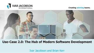 "Use-Case 2.0: The Hub of Modern Software Development" with Ivar Jacobson screenshot 3