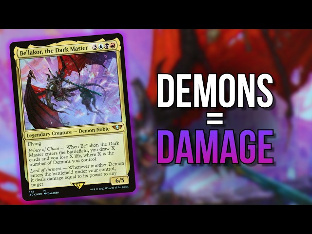 Demons. Damage. Domination! | Be'lakor Commander Deck Tech - YouTube Demons. Damage. Domination! | Be'lakor Commander Deck Tech - YouTube