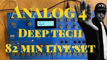 DEEP TECH Analog Four LIVE SET 82 minutes ( Alex Fain )