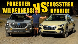 картинка: Subaru Forester Wilderness 2026 против Crosstrek Hybrid!!