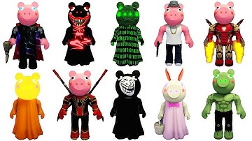 FIND the PIGGY MORPHS *How To Get ALL 25 NEW Piggy Morphs and Badges* Roblox