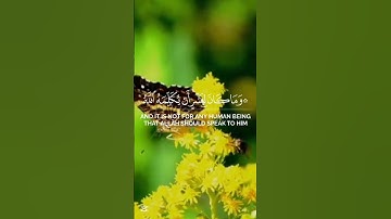 قرآن الكريم سورة الشورى  الآية 50The Holy Quran, Surah Ash-Shura, Verse 50 #قران_كريم #انقذوا_غزة