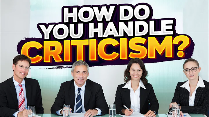 "HOW DO YOU HANDLE CRITICISM?" Interview Question & BRILLIANT ANSWER! - DayDayNews