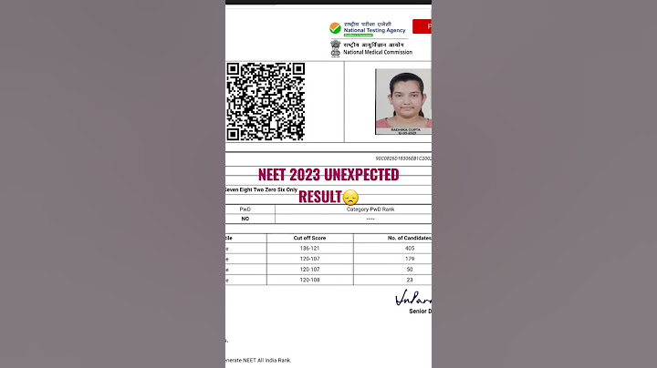 NEET 2023 UNEXPECTED RESULT 😞|NEET 2023 SCORE CARD #neet2023 #neet2024 #neetprep #mbbs #short #viral