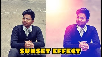 How To Create Beautiful Sunset Effect In Photoshop I Adobe Photoshop Tutorials I