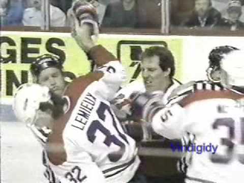 Flyers - Canadiens hits 5/9/89