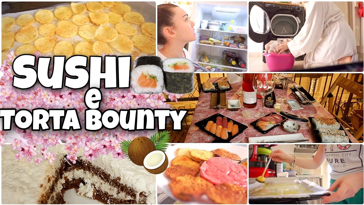 🥥UNA GIORNATA DOLCISSIMA O DOVREI DIRE SUSHISSIMA 🍣