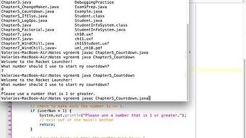Chapter 5: Countdown example: error handling