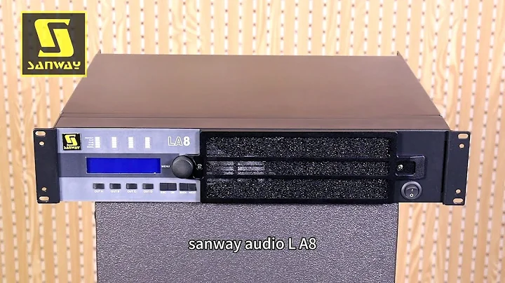 LA8 4 Channel Digital DSP Professional Audio Power Amplifier