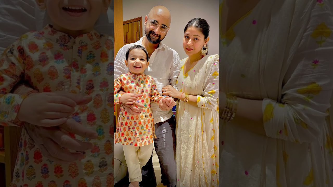 Sunidhi Chauhan with his husband and son so happy and beautiful family #shorts #thedaily