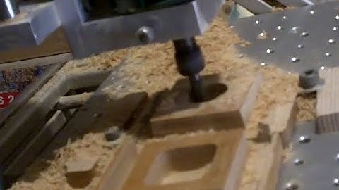 Trochoidal Oscillation Milling on Hardwood with Hobbycnc Cool Tool Milling