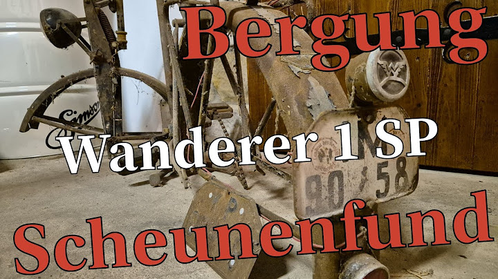 Original paint fetishist - salvage of a barn-found Wanderer from 1939