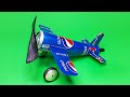 Make an incredible mini Fan Airplane model ( Focke-Wulf ) with soda cans