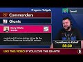 Giants vs. Commanders Live Streaming Highlights, Scoreboard, Free Play-By-Play | NFL Week 15