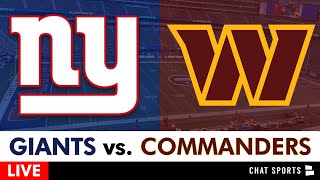Giants vs. Commanders Live Streaming Highlights, Scoreboard, Free Play-By-Play | NFL Week 15