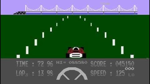 Formula 1 Simulator Commodore Plus/4 - C16