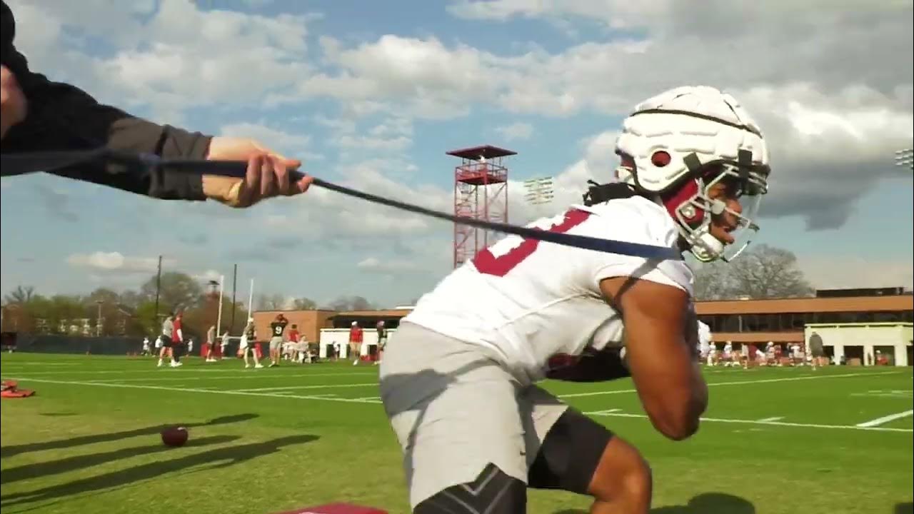 Alabama Football Spring Practice Footage YouTube