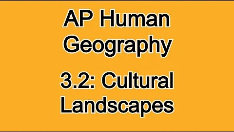 3.2: Cultural Landscapes & Sequent Occupancy! AP Human Geography #education #geography